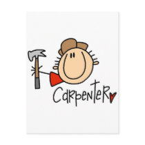 Male Carpenter postcards