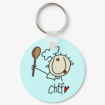 Male Chef Keychain by stick_figures Male Chef Keychain