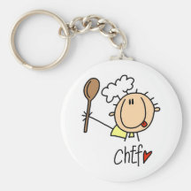 Male Chef Keychains