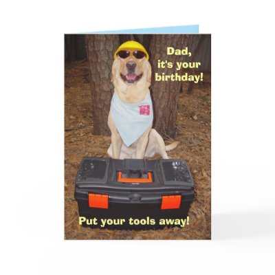 Happy Birthday, Dad Card by WobblegateCottage funny happy birthday dad poems