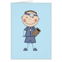 Male Doctor T-shirts and Gifts Greeting Cards