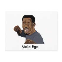 Male Ego postcards