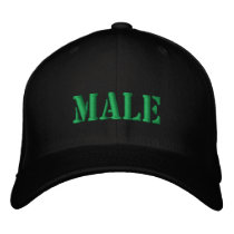 Male embroidered hats
