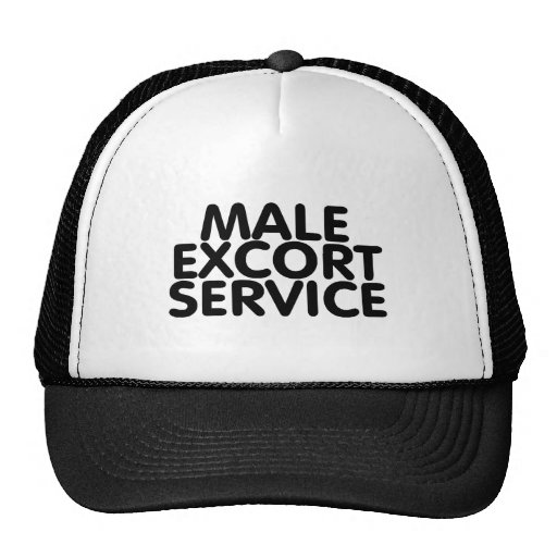 Male Escort Service Hats from Zazzle.