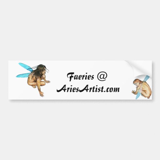 male faerie bumper stickers