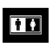 Male Female Post Card