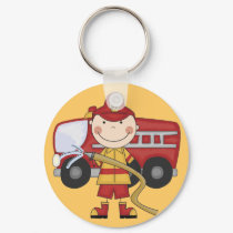 Male Firefighter T-shirts and Gifts keychains