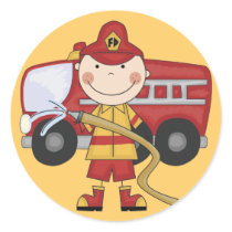 Male Firefighter T-shirts and Gifts stickers