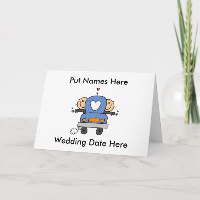 Male Gay Wedding To Customize Greeting Cards