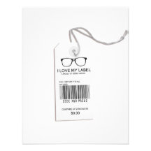 Male Geek Tag Personalized Invites
