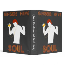 Male Gingers Have Soul 3 Ring Binder