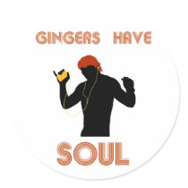 Male Gingers Have Soul Stickers