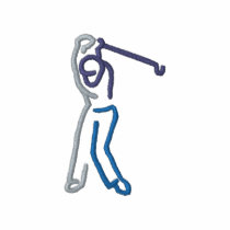 Male Golfer embroidered shirts by ZazzleEmbroidery Male Golfer embroidered shirts