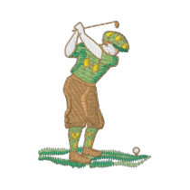 Male Golfer embroidered shirts