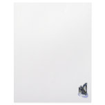 Male Harp Player Graphic Image Design Strings Custom Letterhead