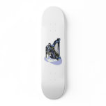 Male Harp Player Graphic Image Design Strings skateboards