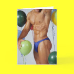 Male Hunk Birthday Card