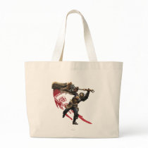Male Hunter with great sword & hunter's armor Canvas Bags