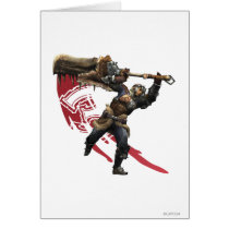 Male Hunter with great sword & hunter's armor Cards