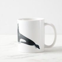 Male Killer Whale Classical Mug by acspugetsound Male Killer Whale Classical Mug