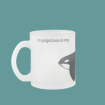Male Killer Whale Frosted Mug mugs