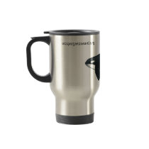 Male Killer Whale Travel Mug