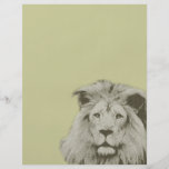 Male Lion Custom Flyer