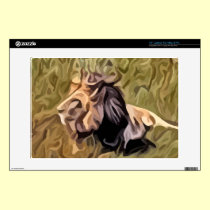 male lion painting skins