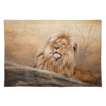 Male Lion Photo Placemat