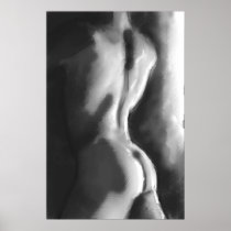 Male Nude Sketch Posters