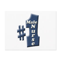 Male Nurse Award Postcards
