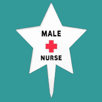 Male Nurse cake picks
