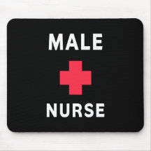 Male Nurse Mousepads