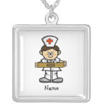 Male Nurse Necklace  Customize With Name necklaces