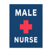 Male Nurse Post Card