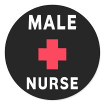 Male Nurse Sticker