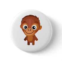 Male Orangutan - My Conservation Park Pin