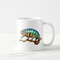 Male Panther Chameleon Mug by twopurringcats Male Panther Chameleon Mug