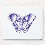 Male Pelvis Blue Mousepad