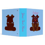 Male puppykins Cartoon Dog Binder