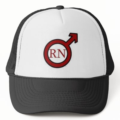 Male RN Mesh Hats by nurse2goto