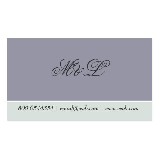 Male Slick  Designs Trendy Colors Great Impression Business Card Templates (back side)