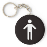 Male symbol keychain