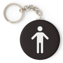 Male symbol keychain