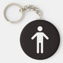 Male symbol keychain