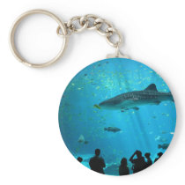 Male Whale Shark at Georgia Aquarium Key Chain