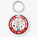Male World's Worst BBQ-er Keychain by stick_figures Male World's Worst BBQ-er Keychain