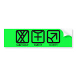 MaleFemale to Male Light Bumper Sticker