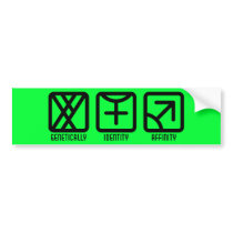MaleFemale to Male Light Bumper Sticker bumper stickers