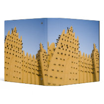 Mali, Djenne. Grand Mosque 3 Ring Binders
